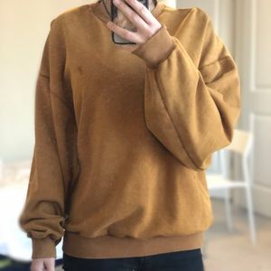 Tan Crew Neck Sweater